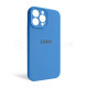 Чохол Full Silicone Case для Apple iPhone 13 Pro Max royal blue (03) закрита камера TPS-2710000245773