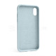 Чохол Full Silicone Case для Apple iPhone X, Xs sky blue (58) TPS-2710000245797