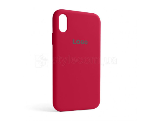 Чохол Full Silicone Case для Apple iPhone Xr pomegranate (59)