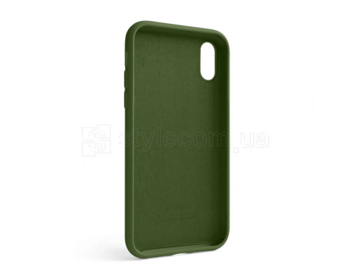 Чохол Full Silicone Case для Apple iPhone Xr army green (45) TPS-2710000246084