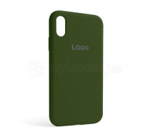 Чохол Full Silicone Case для Apple iPhone Xr army green (45) TPS-2710000246084