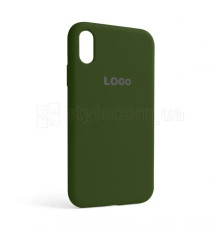 Чохол Full Silicone Case для Apple iPhone Xr army green (45) TPS-2710000246084 2710000246084