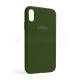 Чохол Full Silicone Case для Apple iPhone Xr army green (45) TPS-2710000246084