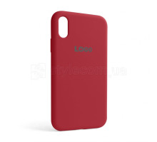 Чохол Full Silicone Case для Apple iPhone Xr camellia (25) TPS-2710000246107