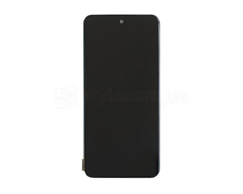 Дисплей (LCD) для Xiaomi Redmi Note 10S, Redmi Note 10 (4G) з тачскріном та рамкою black (Oled) Original Quality