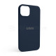 Чохол Full Silicone Case для Apple iPhone 14 dark blue (08)