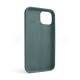 Чохол Full Silicone Case для Apple iPhone 14 pine green (55)