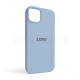 Чохол Full Silicone Case для Apple iPhone 14 Plus light blue (05)