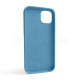 Чохол Full Silicone Case для Apple iPhone 14 Plus cornflower (53)