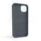 Чохол Full Silicone Case для Apple iPhone 14 Plus dark grey (15)