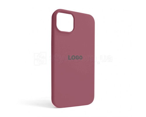 Чохол Full Silicone Case для Apple iPhone 14 Plus maroon (42)