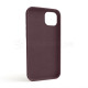 Чохол Full Silicone Case для Apple iPhone 14 Plus plum (57)