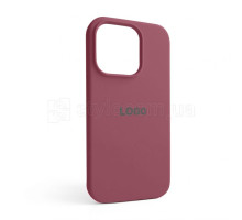 Чохол Full Silicone Case для Apple iPhone 14 Pro maroon (42)