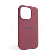 Чохол Full Silicone Case для Apple iPhone 14 Pro maroon (42)