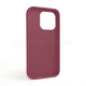 Чохол Full Silicone Case для Apple iPhone 14 Pro maroon (42)