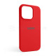 Чохол Full Silicone Case для Apple iPhone 14 Pro red (14)