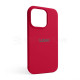 Чохол Full Silicone Case для Apple iPhone 14 Pro rose red (37)