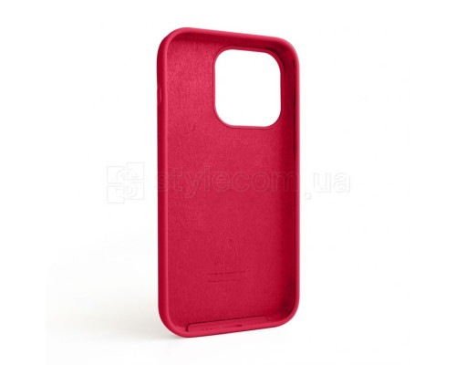 Чохол Full Silicone Case для Apple iPhone 14 Pro rose red (37)