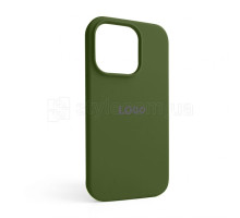 Чохол Full Silicone Case для Apple iPhone 14 Pro army green (45)