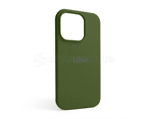 Чохол Full Silicone Case для Apple iPhone 14 Pro army green (45)