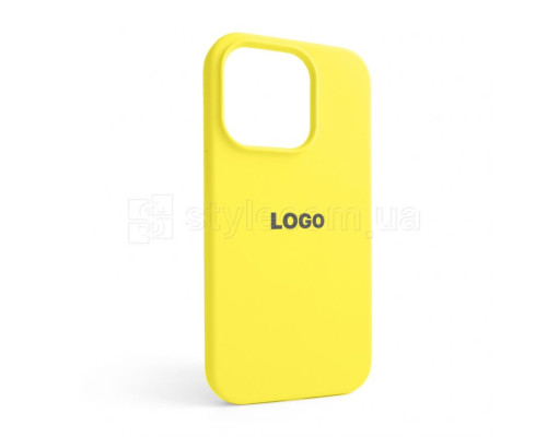 Чохол Full Silicone Case для Apple iPhone 14 Pro canary yellow (50)