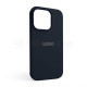 Чохол Full Silicone Case для Apple iPhone 14 Pro dark blue (08)