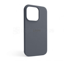 Чохол Full Silicone Case для Apple iPhone 14 Pro dark grey (15)