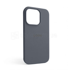 Чохол Full Silicone Case для Apple iPhone 14 Pro dark grey (15)