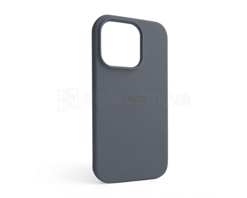 Чохол Full Silicone Case для Apple iPhone 14 Pro dark grey (15)