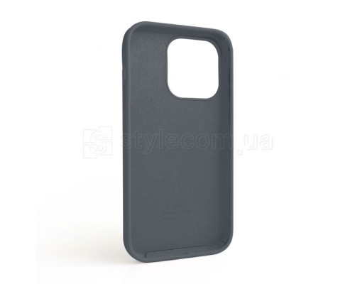 Чохол Full Silicone Case для Apple iPhone 14 Pro dark grey (15)