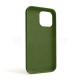 Чохол Full Silicone Case для Apple iPhone 14 Pro Max army green (45)