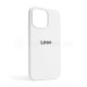 Чохол Full Silicone Case для Apple iPhone 14 Pro Max white (09)