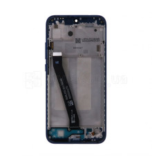 Дисплей (LCD) для Xiaomi Redmi 7 з тачскріном та рамкою black/blue Original Quality