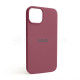 Чохол Full Silicone Case для Apple iPhone 14 maroon (42)