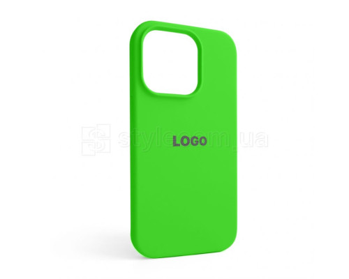 Чохол Full Silicone Case для Apple iPhone 14 Pro shiny green (40)