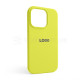 Чохол Full Silicone Case для Apple iPhone 14 Pro flash lime (41)