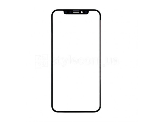 Скло для переклеювання для Apple iPhone X з OCA-плівкою та рамкою black Original Quality TPS-2710000249542