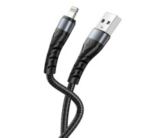 Кабель USB XO NB209 Lightning 2.4A black TPS-2710000249900