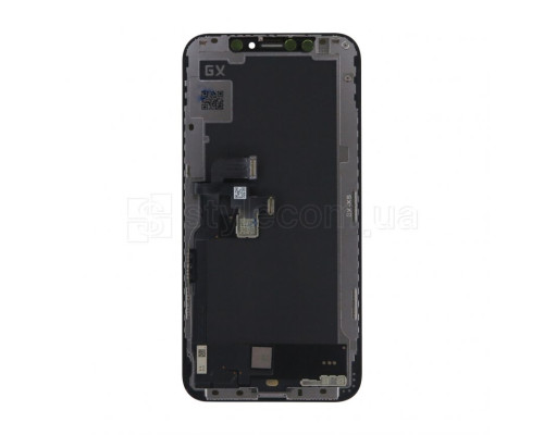 Дисплей (LCD) для Apple iPhone Xs з тачскріном black (Oled GX) Original Quality TPS-2710000250135