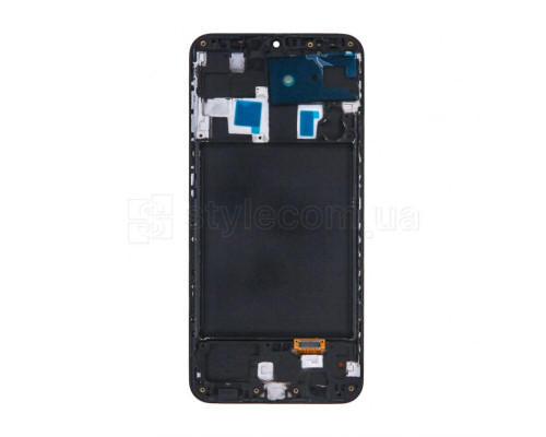 Дисплей (LCD) для Samsung Galaxy A20/A205 (2019) з тачскріном та рамкою black (Oled) Original Quality TPS-2710000250203