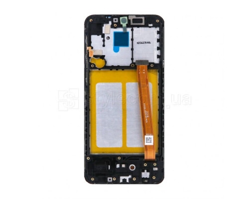 Дисплей (LCD) для Samsung Galaxy A20e/A202 (2019) з тачскріном та рамкою black (IPS) Original Quality TPS-2710000250241