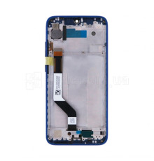 Дисплей (LCD) для Xiaomi Redmi Note 7, Redmi Note 7 Pro з тачскріном та рамкою black/blue Original Quality TPS-2710000250296