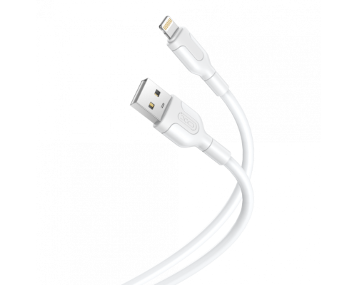 Кабель USB XO NB212 Lightning 2.1A white TPS-2710000250784