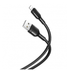 Кабель USB XO NB212 Lightning 2.1A black TPS-2710000250852