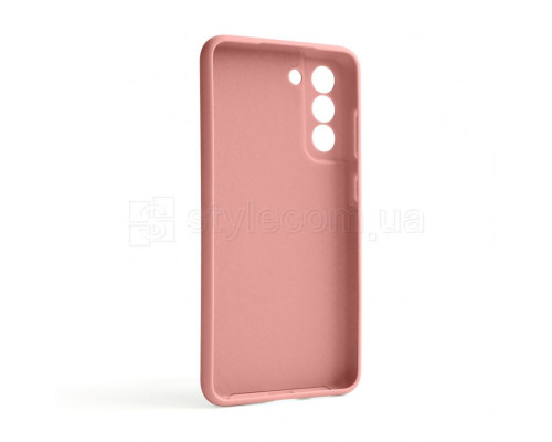 Чохол Full Silicone Case для Samsung Galaxy S21 FE/G990 (2022) light pink (12) (без логотипу)