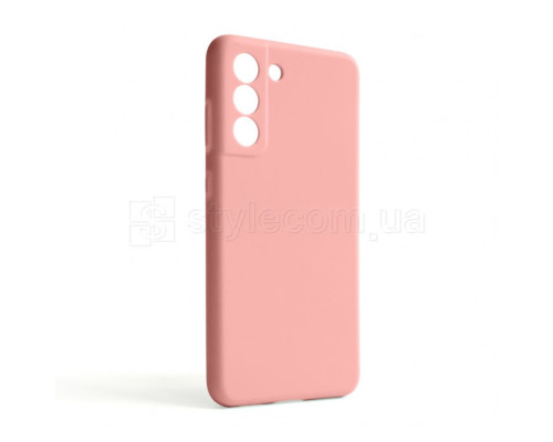 Чохол Full Silicone Case для Samsung Galaxy S21 FE/G990 (2022) light pink (12) (без логотипу)