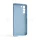 Чохол Full Silicone Case для Samsung Galaxy S21 FE/G990 (2022) light blue (05) (без логотипу)