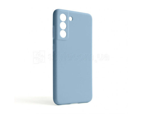 Чохол Full Silicone Case для Samsung Galaxy S21 FE/G990 (2022) light blue (05) (без логотипу)