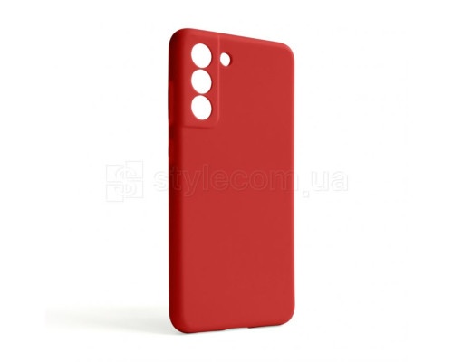 Чохол Full Silicone Case для Samsung Galaxy S21 FE/G990 (2022) red (14) (без логотипу)