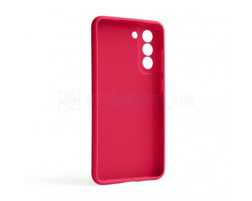 Чохол Full Silicone Case для Samsung Galaxy S21 FE/G990 (2022) rose red (42) (без логотипу)